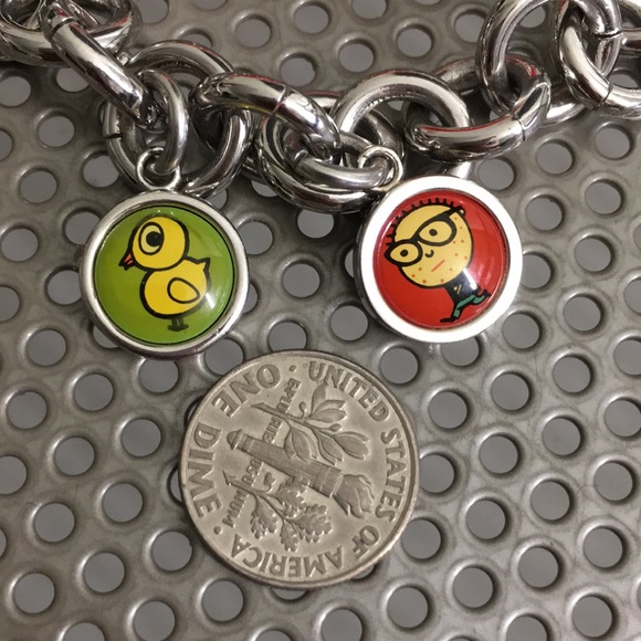 🖤2004 David & Goliath charms bracelet watch - Picture 3 of 14